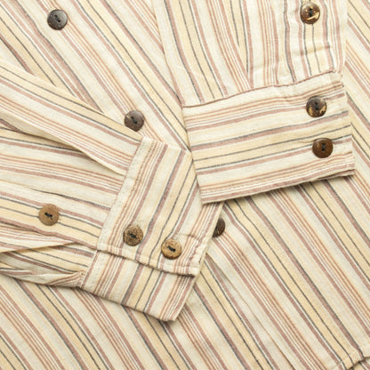 Nomad Sari Grandad Shirt - Brown Beige