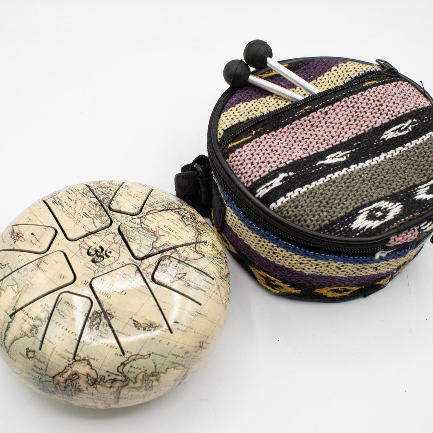 Acélnyelv dob – Atlasz – 14 × 7 cm