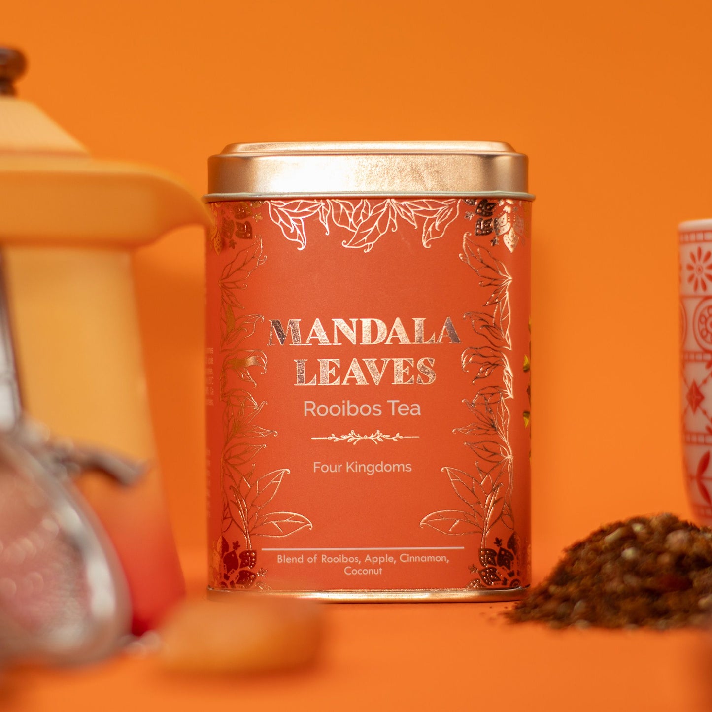 Four Kingdoms dobozos tea – rooibos, alma, fahéj és joghurt – 50 g