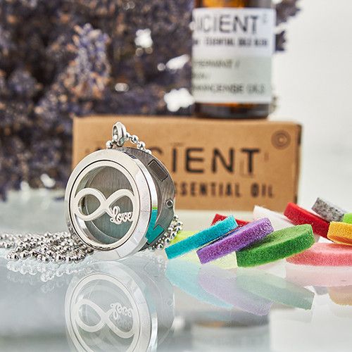 Aromaterápiás nyaklánc – Végtelen szerelem, 25 mm
