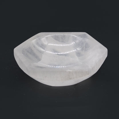 Szelenit tál – hatszögletű – 10 cm