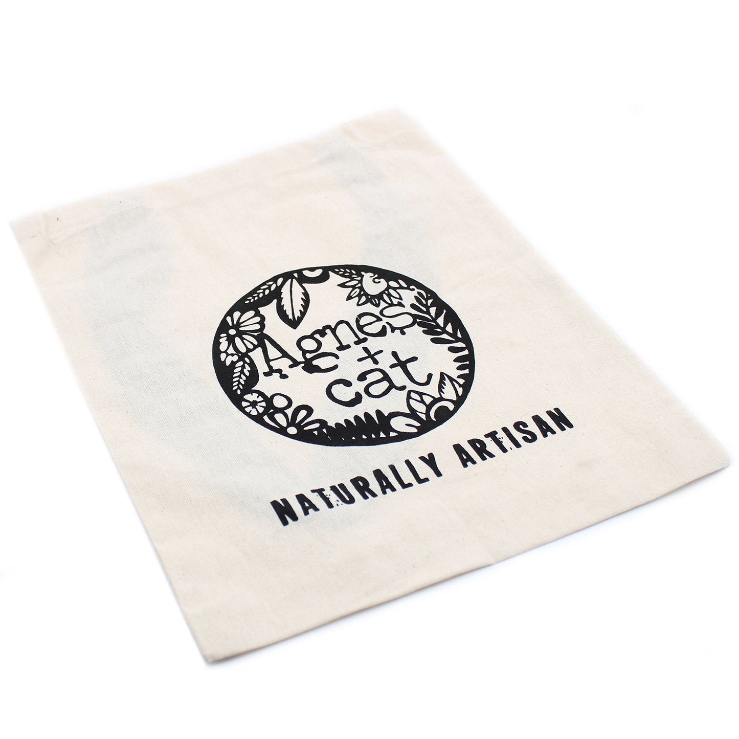 Agnes and Cat pamuttáska 6 oz – 35 × 30 cm – Naturally Artisan