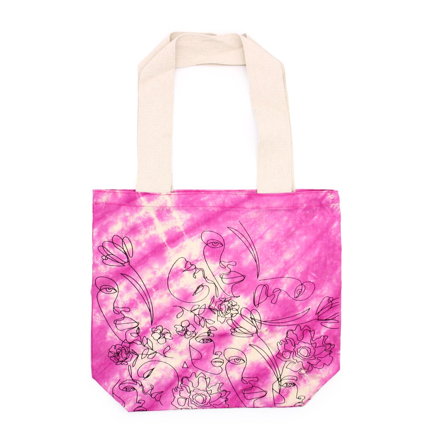 Színes Festett Pamut táska (6 oz) – 38 × 42 × 12 cm – Arc – Magenta