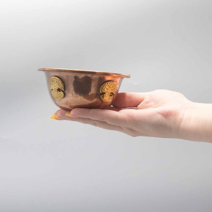 Antik Réz Tál – Életfa 12 × 5 cm