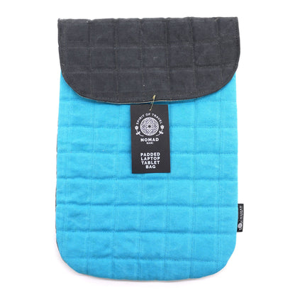 Párnázott Laptoptok – Kék – 14 oz kőmosott