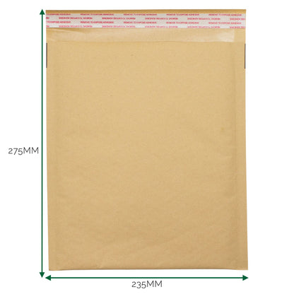 Kraft Légpárnás Boríték (235 × 275 + 40 mm)