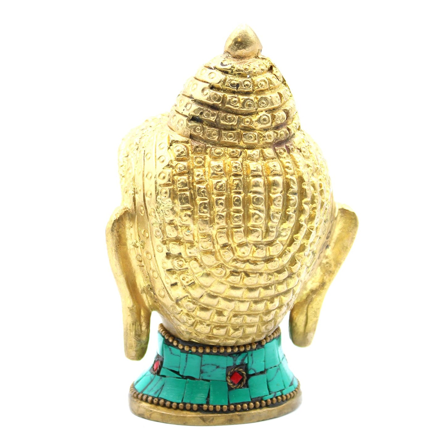 Bronz Buddha Szobor – Nagy Fej – 11,5 cm