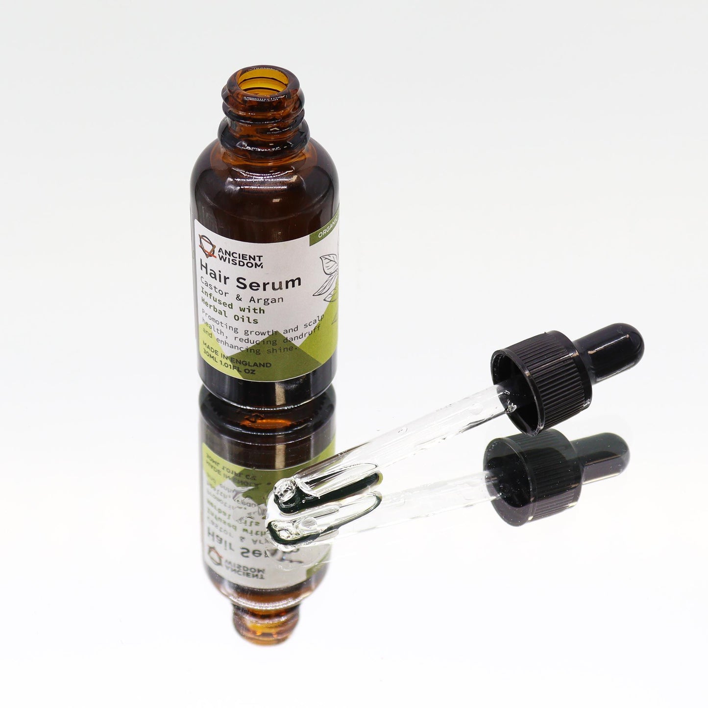 Organikus hajszérum 30 ml – Gyógynövényes