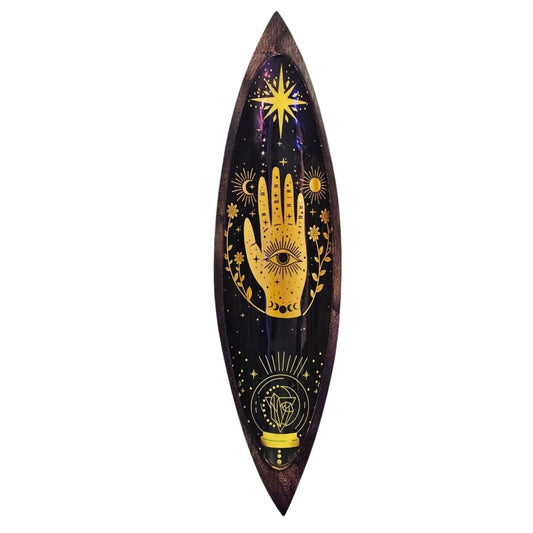 Zománcozott Füstölő Tálca – Mangófa – Hamsa