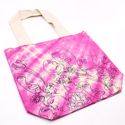 Színes Festett Pamut táska (6 oz) – 38 × 42 × 12 cm – Arc – Magenta