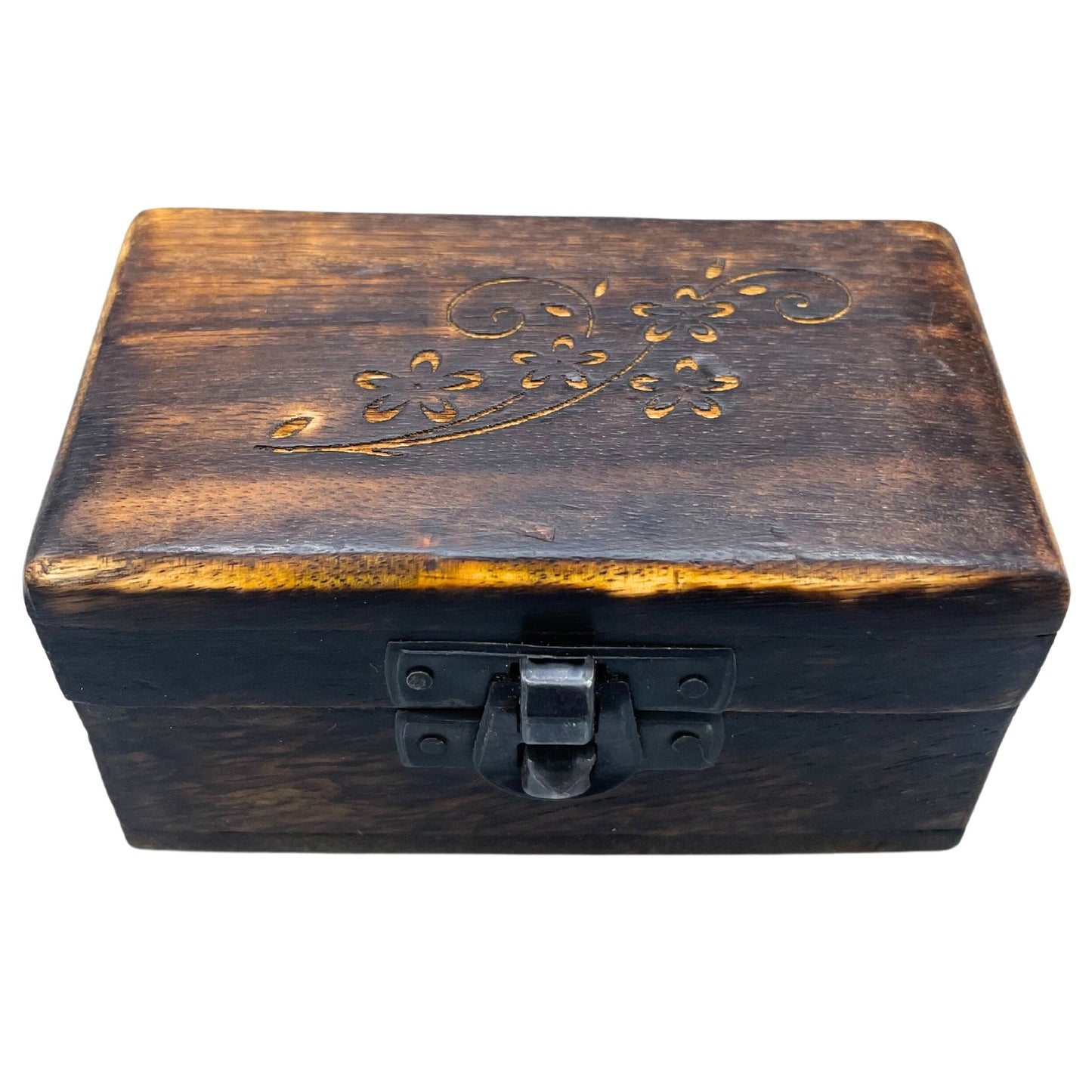 5 db-os fa tablettatartó készlet 9 × 5 × 4 cm – faragott mintákkal
