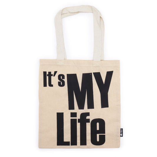 Ikonikus táska – IT's MY LIFE – (40 × 36 cm)