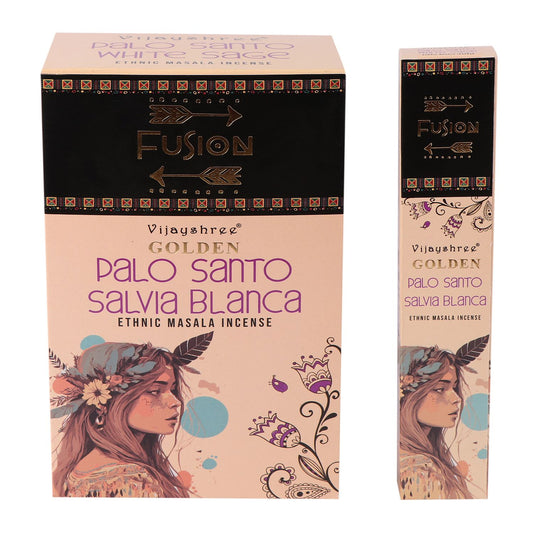 Golden Palo Santo füstölő - fehér zsálya - 15 g