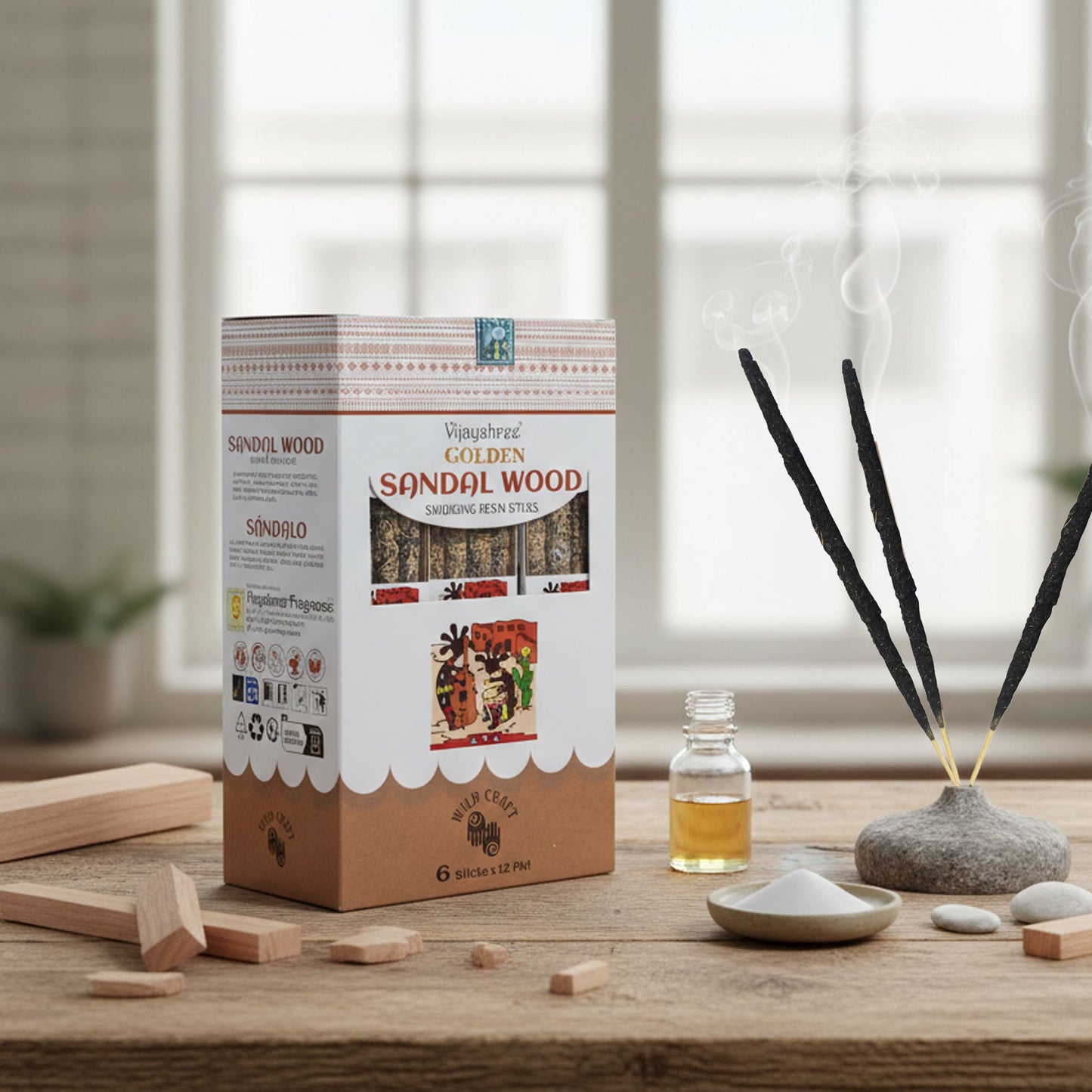 30 g Golden Szantálfa gyanta füstölő