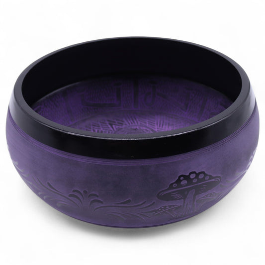 Extra hangos gomba hangtál – 23 × 10,5 cm 1,3 kg – lila