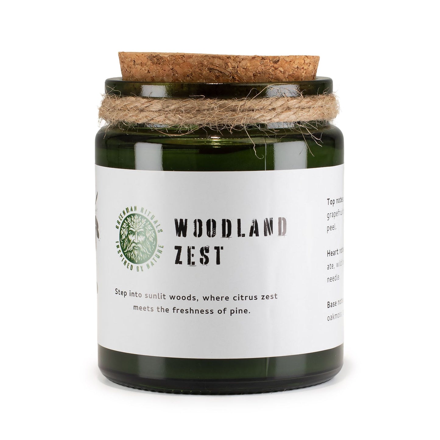Greenman Woodwick Szója Gyertya - Erdei pezsgés