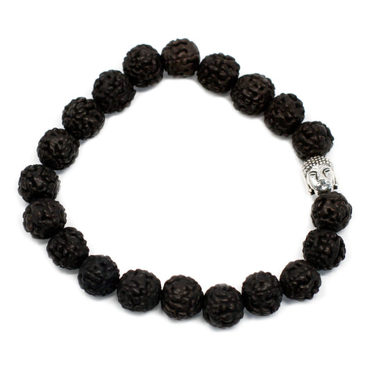 Rudraksha Mala Karkötő – Sötét