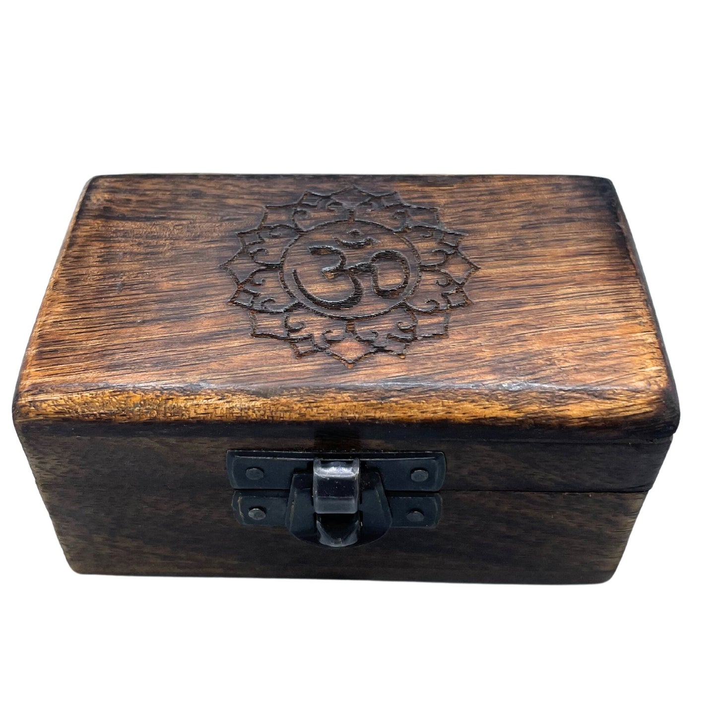 5 db-os fa tablettatartó készlet 9 × 5 × 4 cm – faragott mintákkal