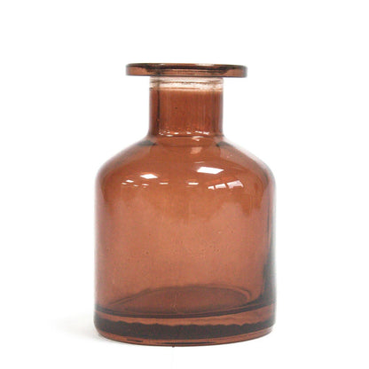 Kerek alkimista pálcikás diffúzor flakon 140 ml – barna
