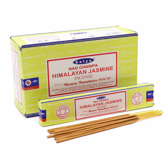 Satya füstölőpálcikák 15 g – Himalája jázmin