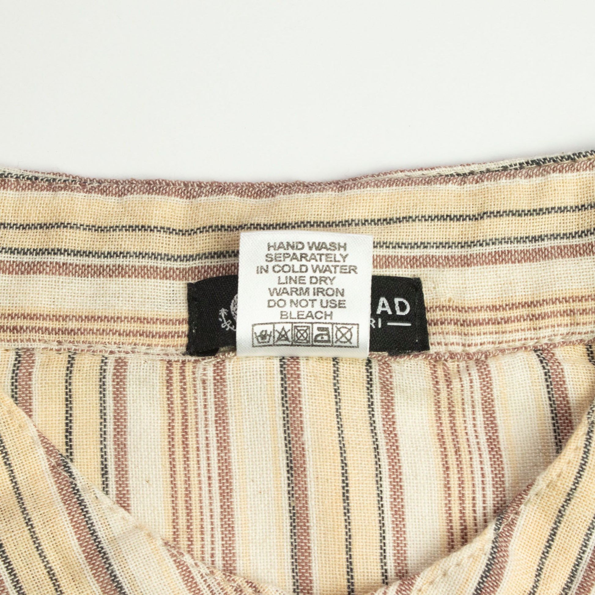 Nomad Sari Grandad Shirt - Brown Beige