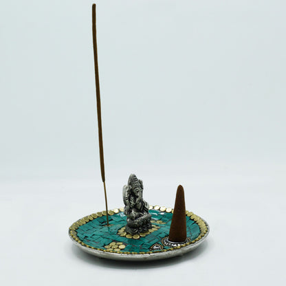 Ganesh Tányér Tibeti füstölőtartó