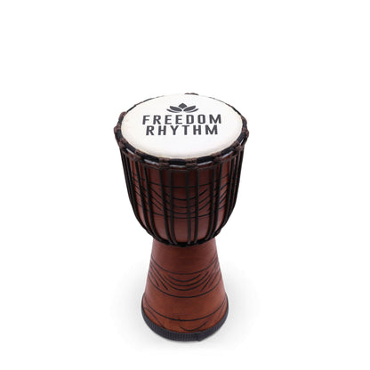 Közepes pro djembe dob – Freedom rhythm – 40 cm (18 cm átmérő)