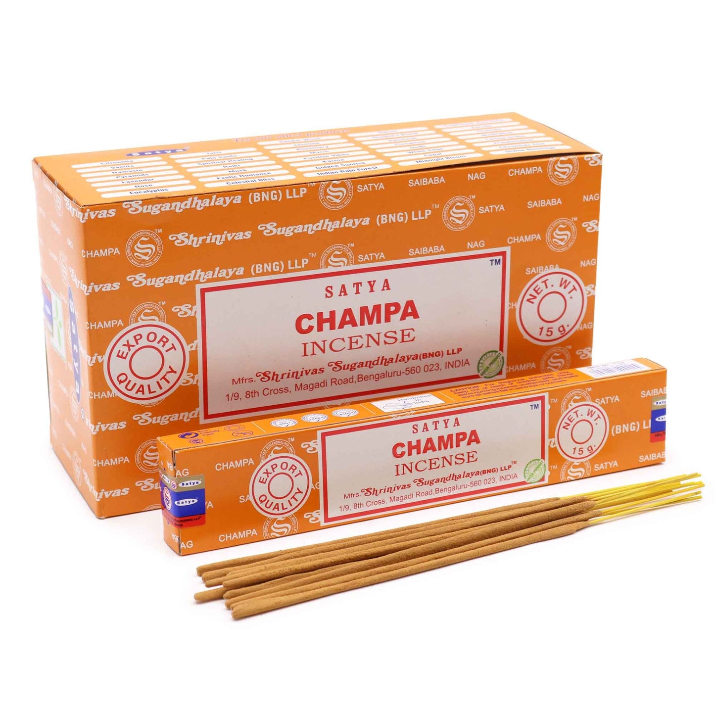 Satya füstölőpálcika 15 g – Champa