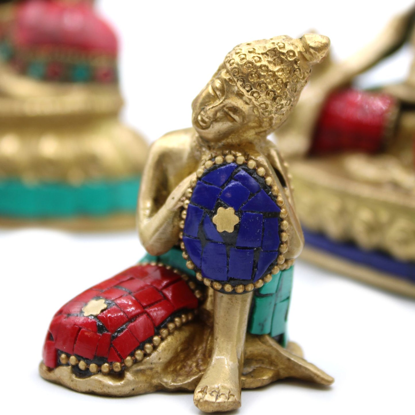 Bronz Buddha Szobor – Nagy Fej – 11,5 cm