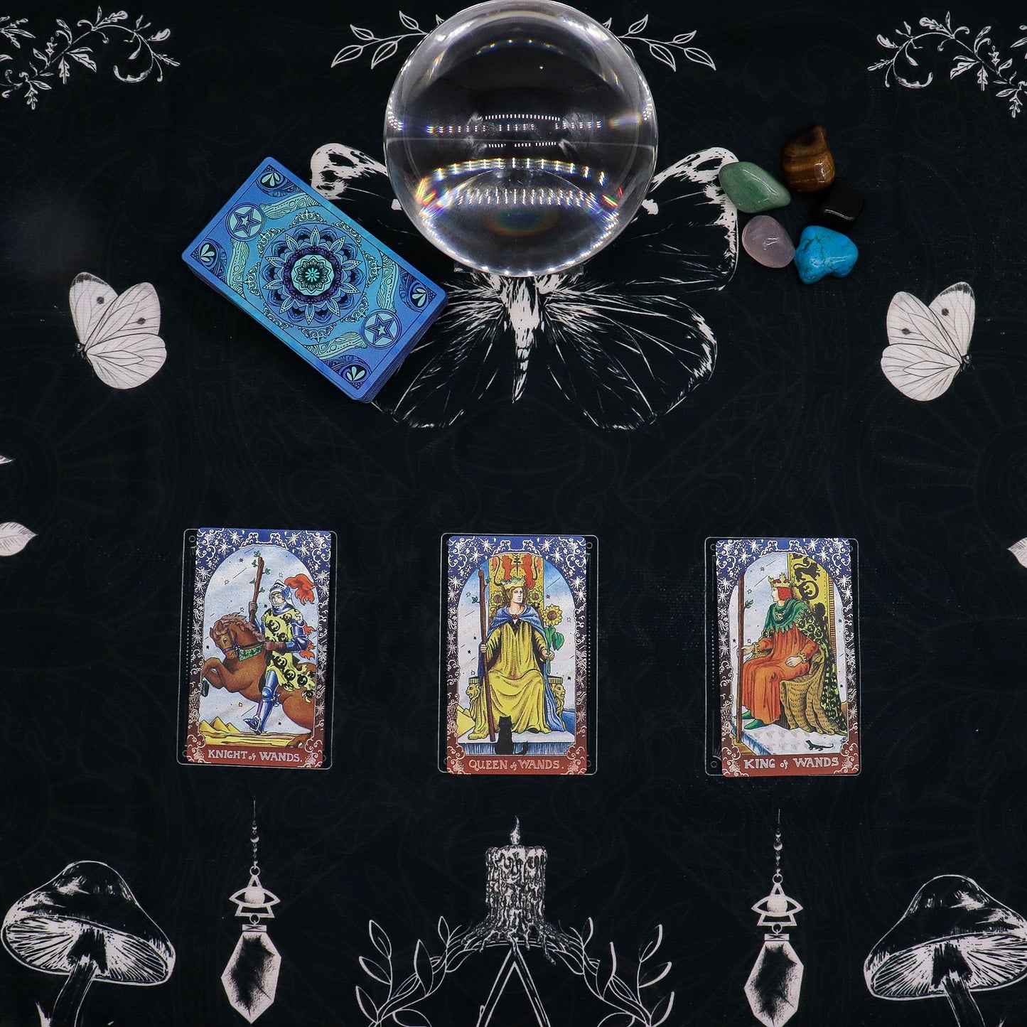 Tarot olvasó kendő – Ősi (75 × 75 cm)