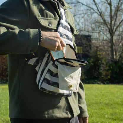 Crossbody jacquard táska – Atlas Nomad