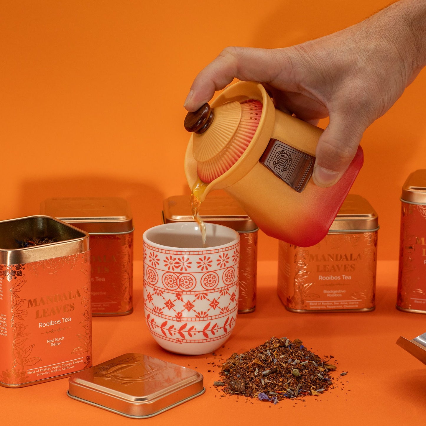Four Kingdoms dobozos tea – rooibos, alma, fahéj és joghurt – 50 g