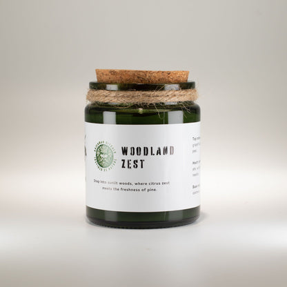 Greenman Woodwick Szója Gyertya - Erdei pezsgés