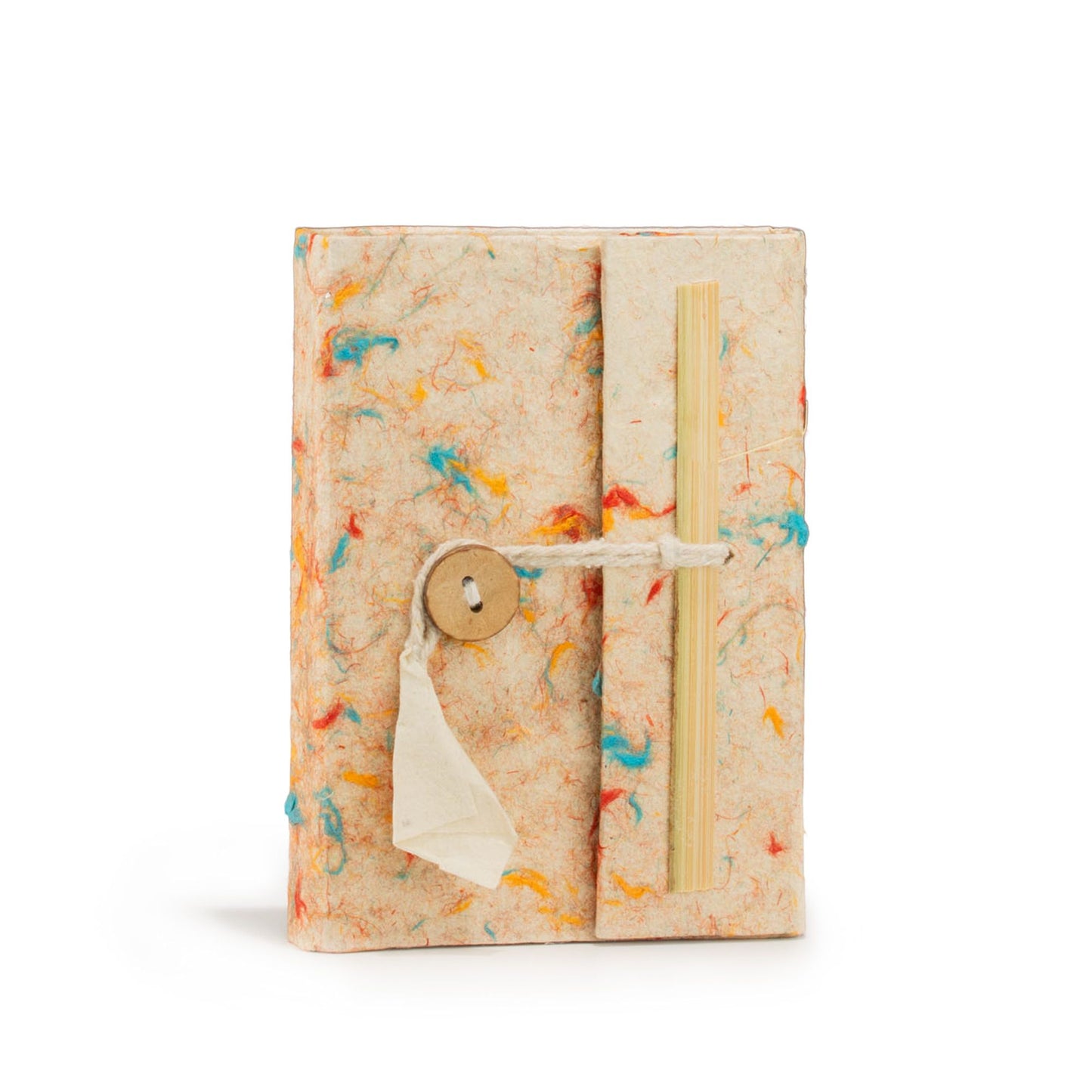 Mini Lokta vegyes színű pamut jegyzetfüzet (12 × 8 cm) – 40 lap