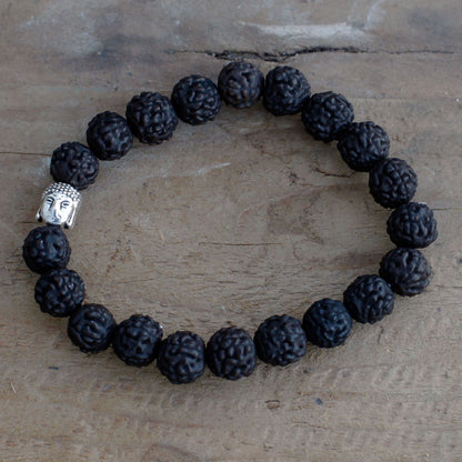 Rudraksha Mala Karkötő – Sötét
