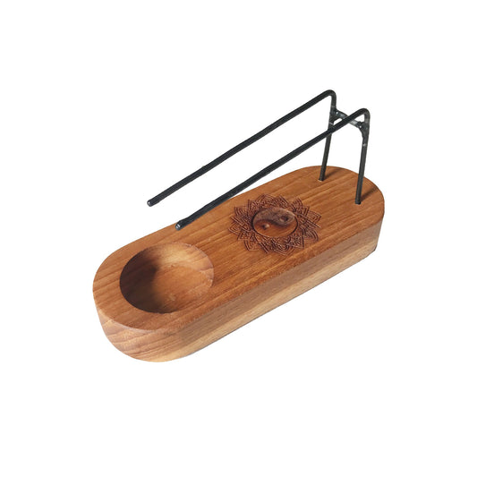 Kicsi Palo Santo állvány – Teakfa – Yin & Yang
