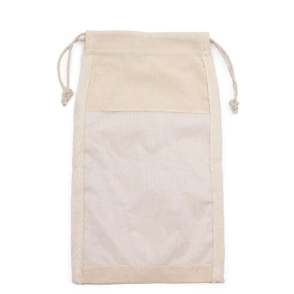 Nagy pamut ablakos tasak – 26 × 15 cm