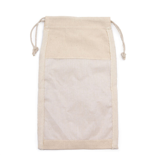 Nagy pamut ablakos tasak – 26 × 15 cm