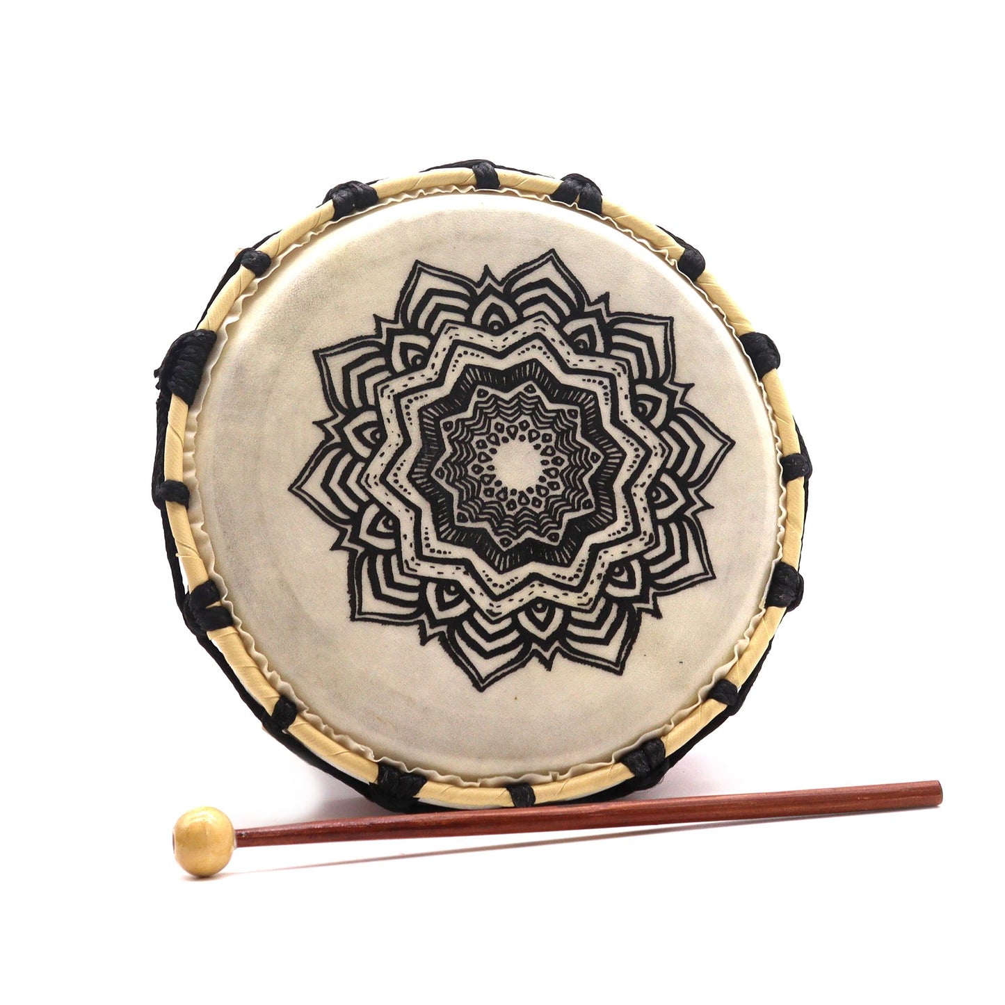 Mandala sámándob verőkkel – 20 cm