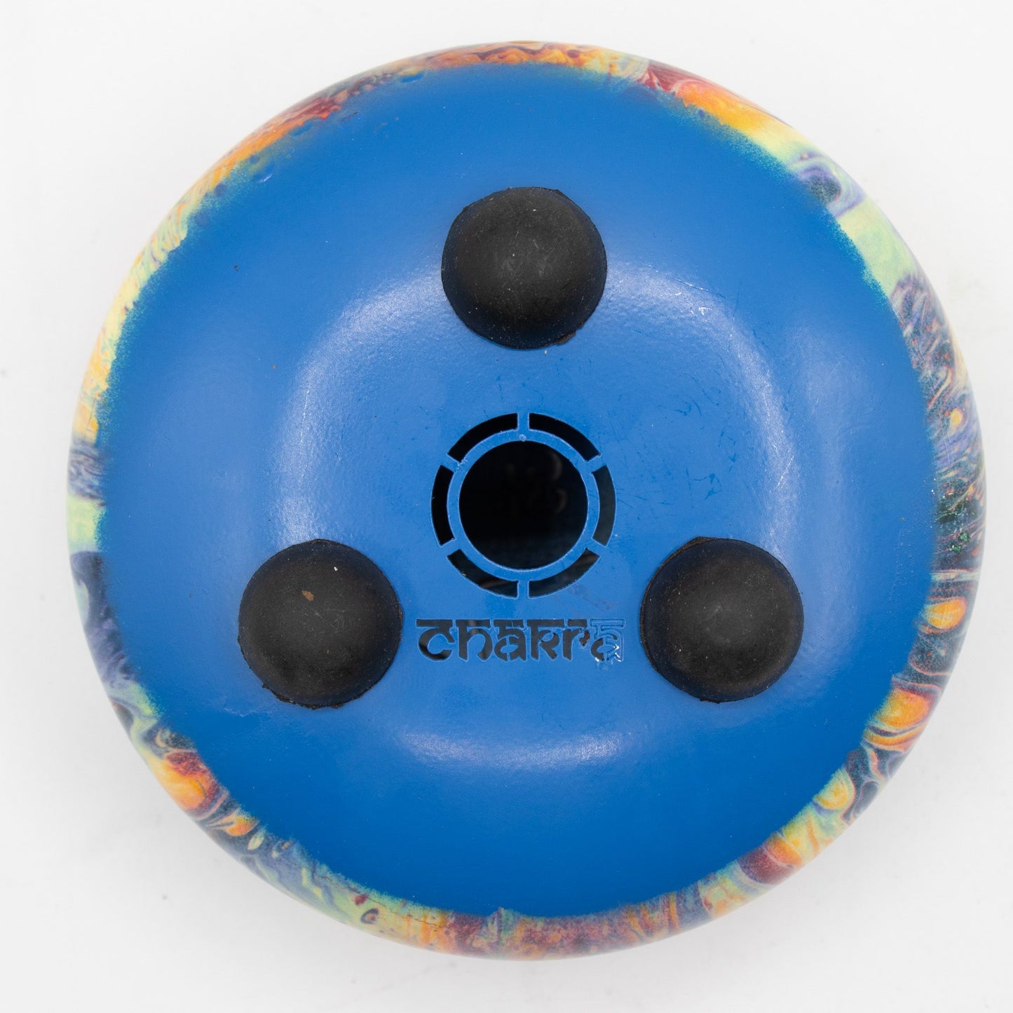 Acélnyelv dob – Low Med Hapi – Volcanic Splash, 14 × 7 cm