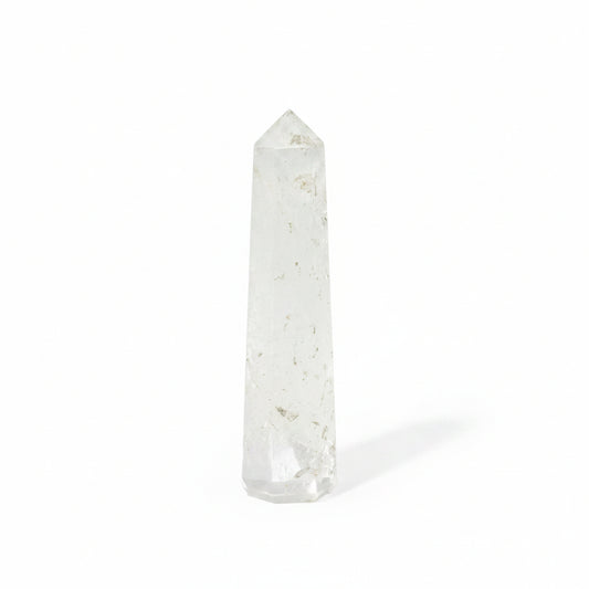 Hatszögletű ásvány obeliszk kb. 11 cm – kvarc