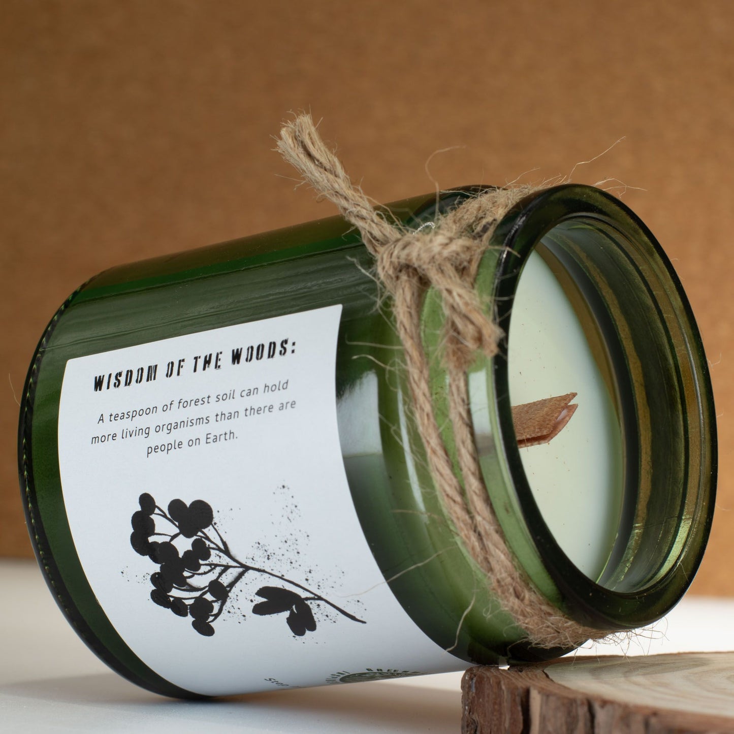 Greenman Woodwick Szója Gyertya - Erdei pezsgés