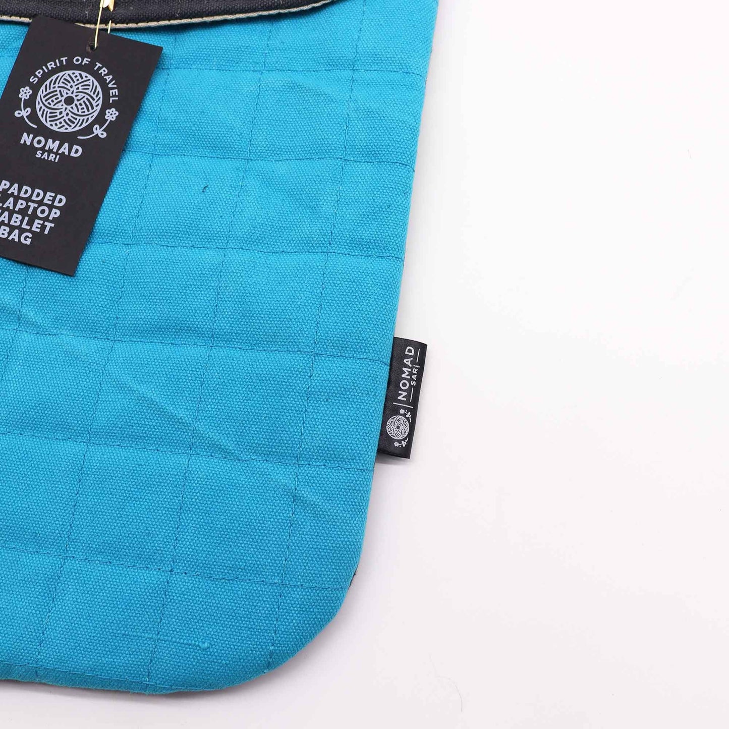 Párnázott Laptoptok – Kék – 14 oz kőmosott