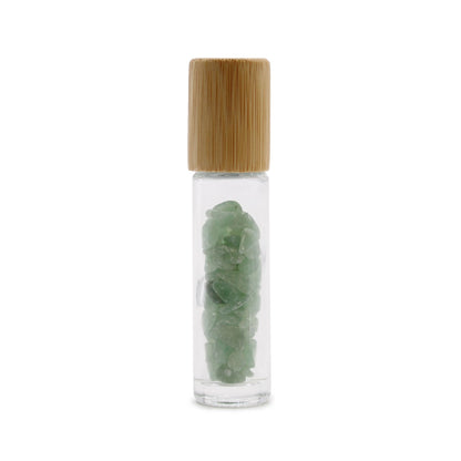 Roll-on üvegcse 5 ml – Aventurin, bambusz kupak