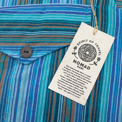 Nomad Sari Kathmandu Ing / M – Türkiz csíkos