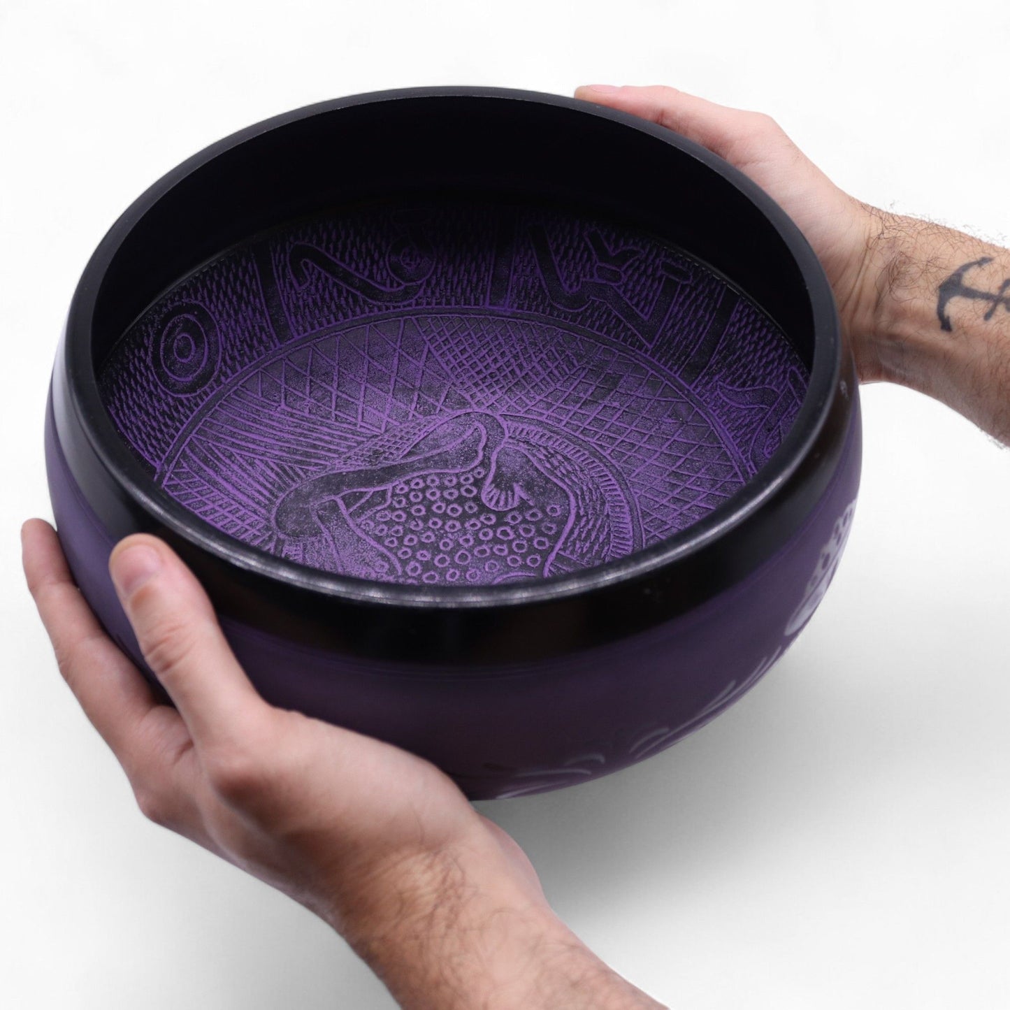 Extra hangos gomba hangtál – 23 × 10,5 cm 1,3 kg – Lila