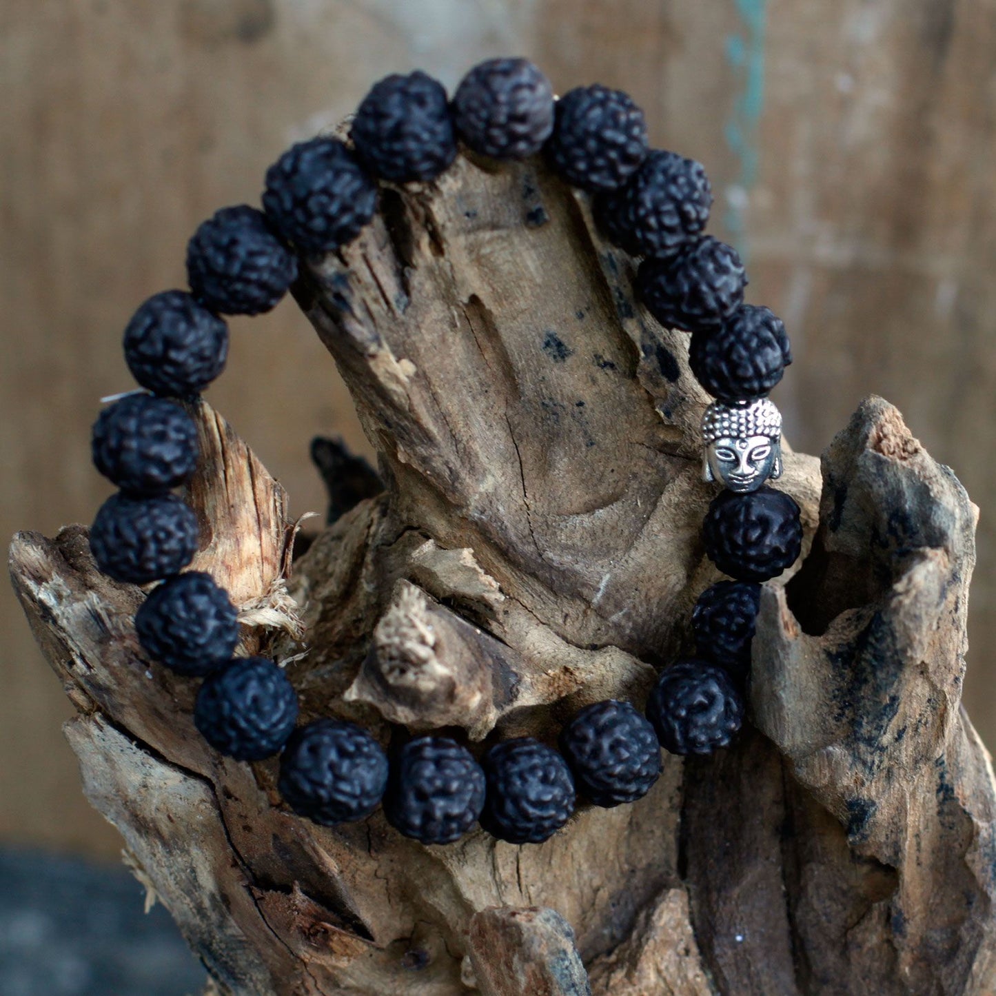 Rudraksha Mala Karkötő – Sötét