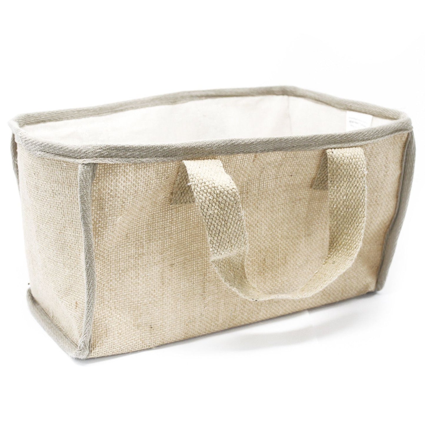 Nagyméretű bevásárlókosár – 33 × 18 × 20 cm – natúr