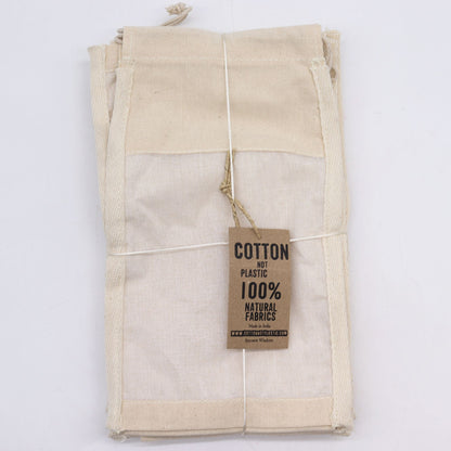Nagy pamut ablakos tasak – 26 × 15 cm