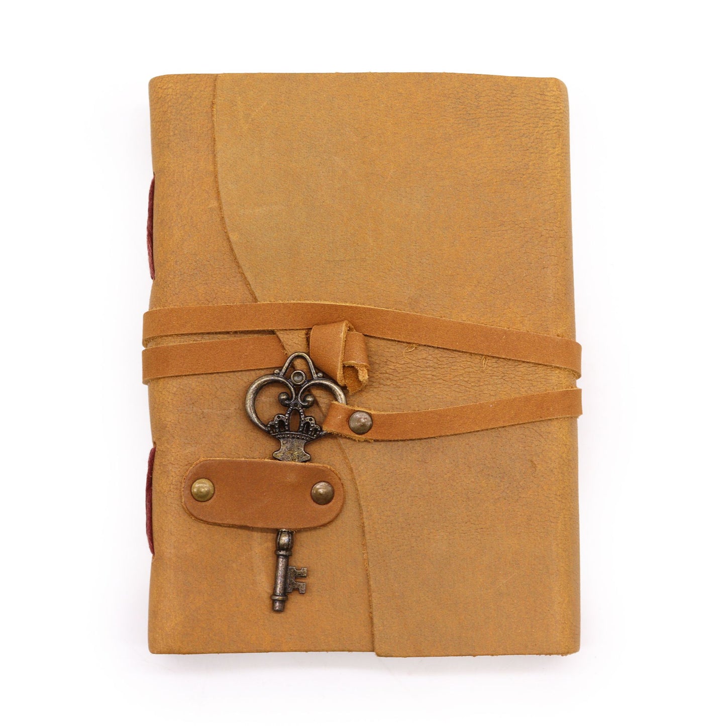 Olajozott barna bőr és kulcs – 200 oldal – 13 × 18 cm